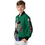 dallas stars minnie mouse green bomber jacket best selling