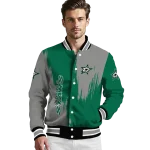 dallas stars urban mark green varsity jacket best selling