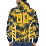 denver nuggets dynamic heat wave blue windbreaker jacket best selling