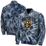 denver nuggets dynamic rings blue varsity jacket best selling