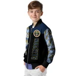 denver nuggets fire skull blue black bomber jacket best selling