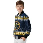 denver nuggets snowy pines blue bomber jacket best selling