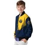 denver nuggets urban mark blue bomber jacket best selling