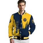 denver nuggets urban mark blue varsity jacket best selling