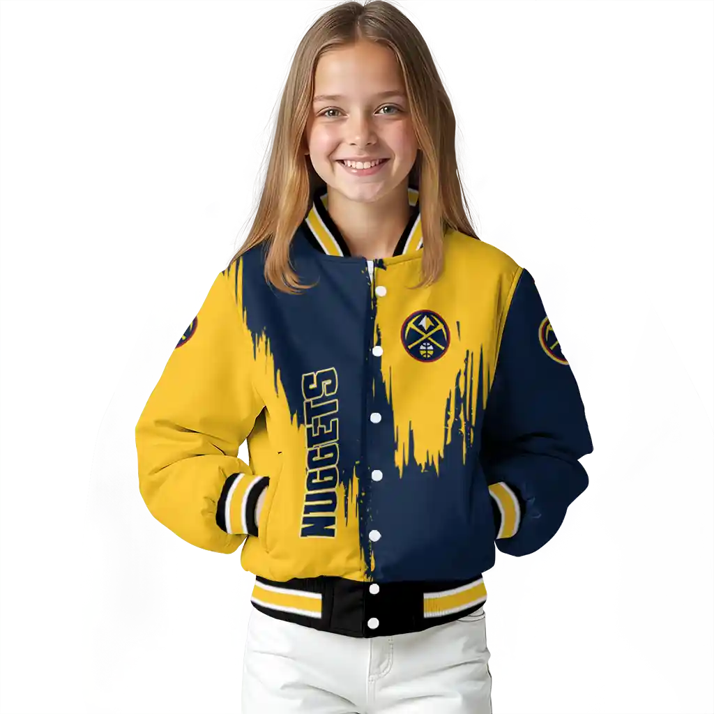 denver nuggets urban mark blue varsity jacket top rated denver nuggets urban mark blue varsity jacket top rated