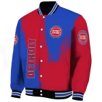 detroit pistons urban mark red varsity jacket best selling