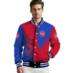 detroit pistons urban mark red varsity jacket best selling
