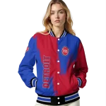 detroit pistons urban mark red varsity jacket best selling