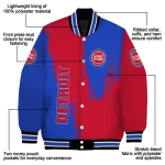 detroit pistons urban mark red varsity jacket best selling