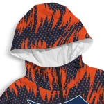 detroit tigers dynamic heat wave navy windbreaker jacket best selling
