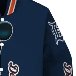 detroit tigers mickey mouse navy varsity jacket best selling