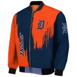 detroit tigers urban mark navy bomber jacket best selling
