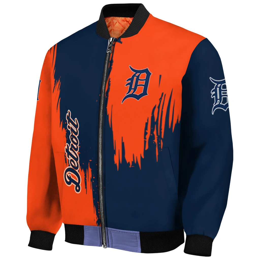 detroit tigers urban mark navy bomber jacket fashion forward detroit tigers urban mark navy bomber jacket fashion forward