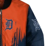 detroit tigers urban mark navy bomber jacket best selling