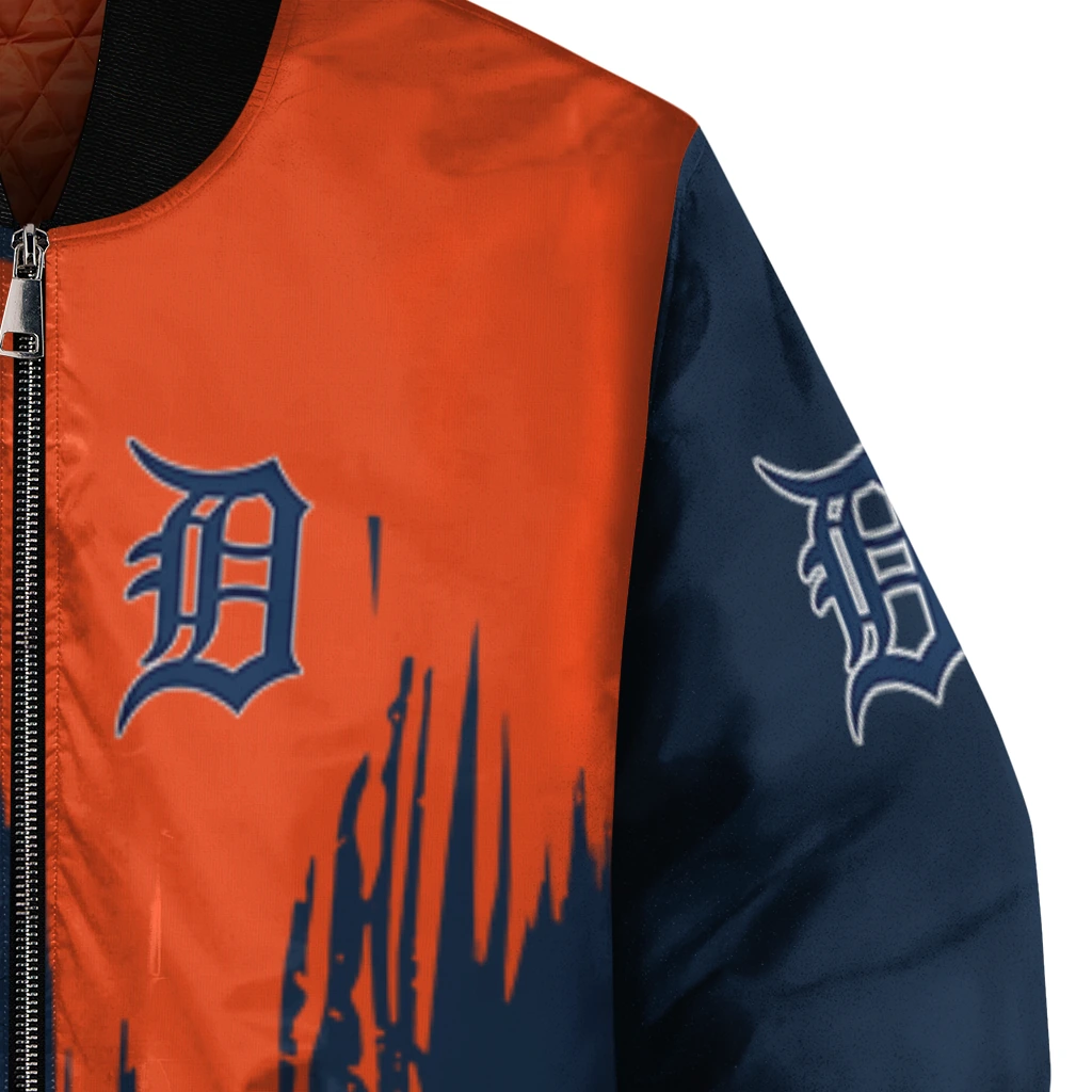 detroit tigers urban mark navy bomber jacket premium grade detroit tigers urban mark navy bomber jacket premium grade