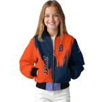 detroit tigers urban mark navy bomber jacket best selling