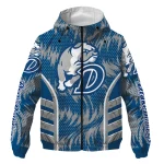 drake bulldogs dynamic heat wave blue windbreaker jacket best selling