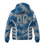 drake bulldogs dynamic heat wave blue windbreaker jacket best selling