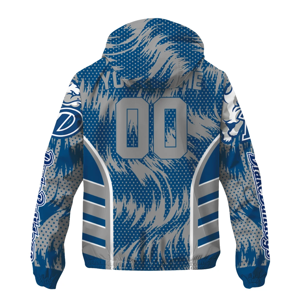drake bulldogs dynamic heat wave blue windbreaker jacket fashion forward drake bulldogs dynamic heat wave blue windbreaker jacket fashion forward