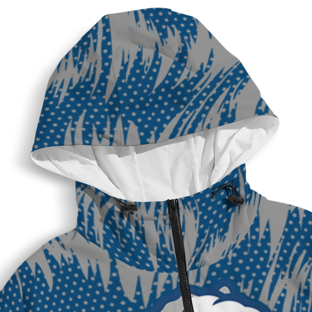 drake bulldogs dynamic heat wave blue windbreaker jacket premium grade drake bulldogs dynamic heat wave blue windbreaker jacket premium grade