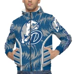 drake bulldogs dynamic heat wave blue windbreaker jacket best selling