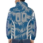 drake bulldogs dynamic heat wave blue windbreaker jacket best selling