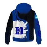 duke blue devils grid streak blue black windbreaker jacket best selling