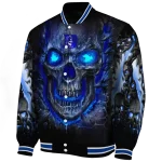 duke blue devils inferno skull blue black varsity jacket best selling
