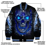duke blue devils inferno skull blue black varsity jacket best selling