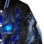 duke blue devils inferno skull blue black varsity jacket best selling