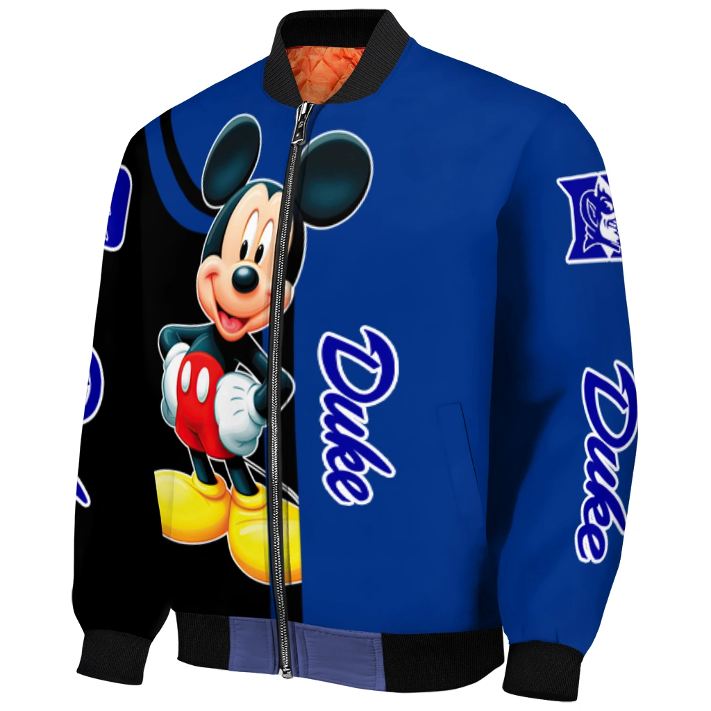 duke blue devils mickey mouse blue bomber jacket fashion forward duke blue devils mickey mouse blue bomber jacket fashion forward