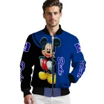 duke blue devils mickey mouse blue bomber jacket best selling