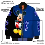 duke blue devils mickey mouse blue bomber jacket best selling