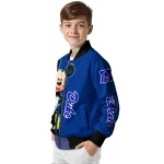 duke blue devils mickey mouse blue bomber jacket best selling