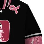 duke blue devils pink ribbon black pink varsity jacket best selling