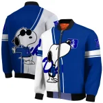 duke blue devils snoopy attitude blue bomber jacket best selling