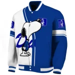 duke blue devils snoopy attitude blue varsity jacket best selling
