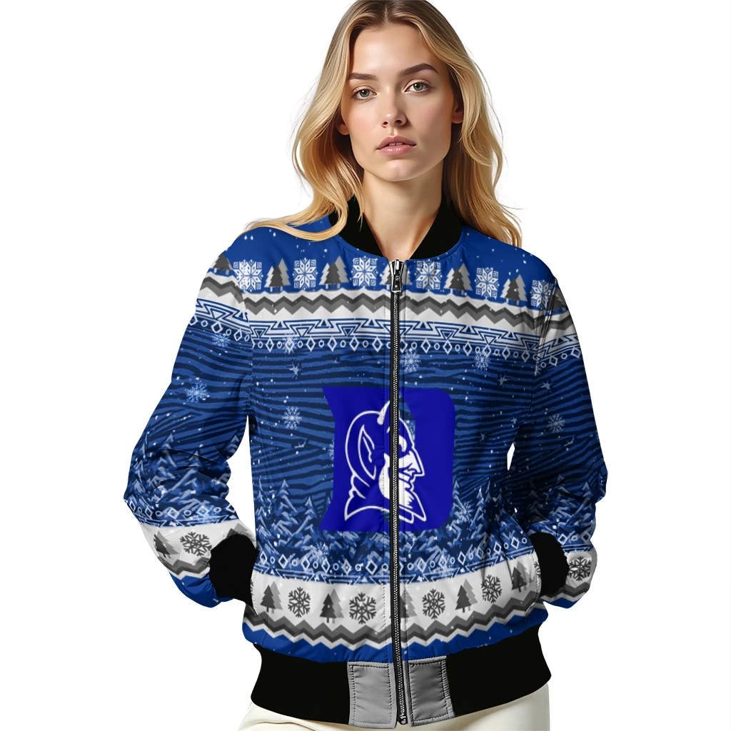 duke blue devils snowy pines blue bomber jacket latest model duke blue devils snowy pines blue bomber jacket latest model