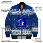 duke blue devils snowy pines blue bomber jacket best selling