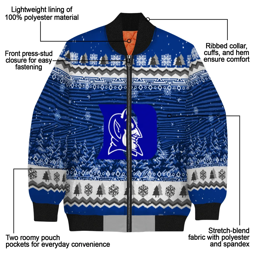 duke blue devils snowy pines blue bomber jacket new arrival duke blue devils snowy pines blue bomber jacket new arrival