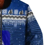 duke blue devils snowy pines blue bomber jacket best selling