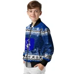 duke blue devils snowy pines blue bomber jacket best selling