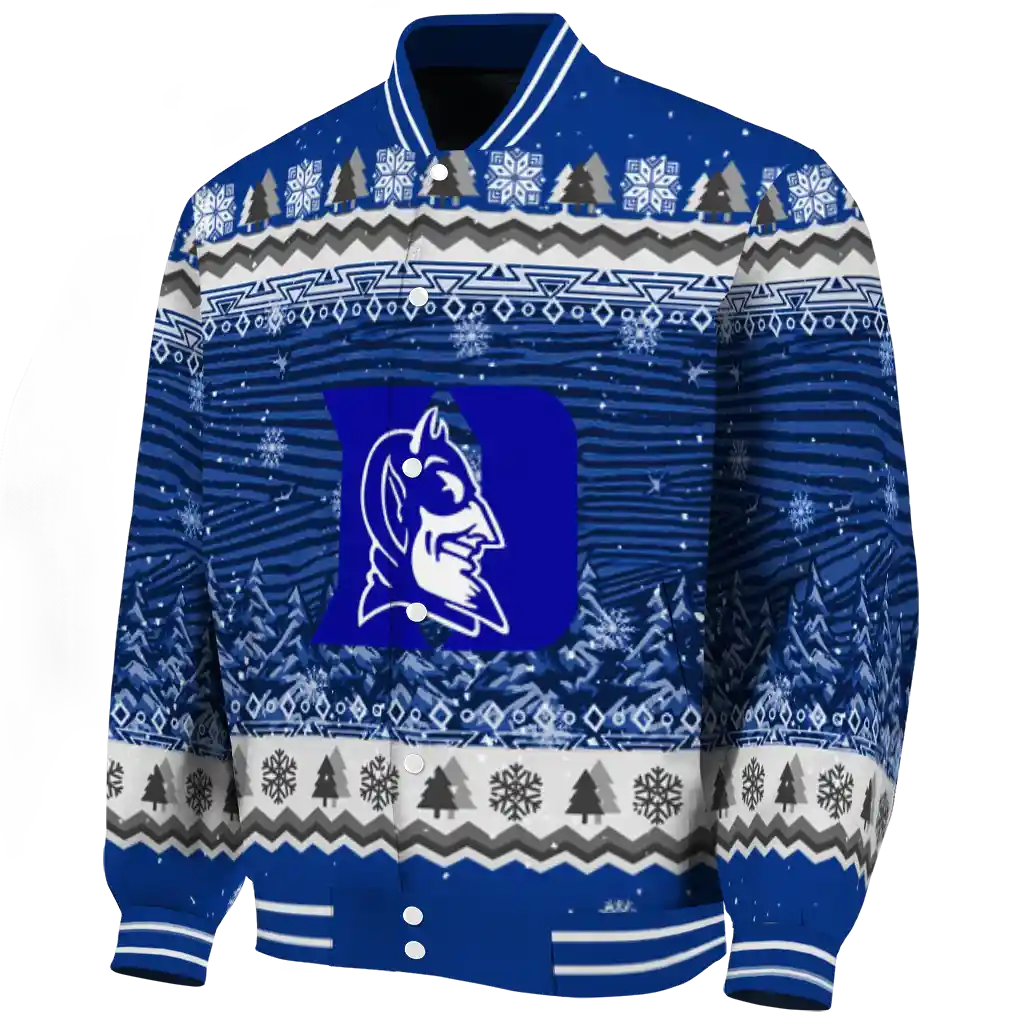 duke blue devils snowy pines blue varsity jacket best selling duke blue devils snowy pines blue varsity jacket best selling