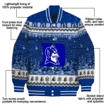 duke blue devils snowy pines blue varsity jacket best selling