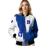 duke blue devils urban mark blue bomber jacket best selling