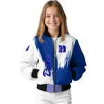 duke blue devils urban mark blue bomber jacket best selling