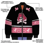 east carolina pirates pink ribbon black pink bomber jacket best selling
