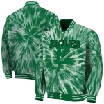 eastern michigan eagles dynamic rings green varsity jacket best selling