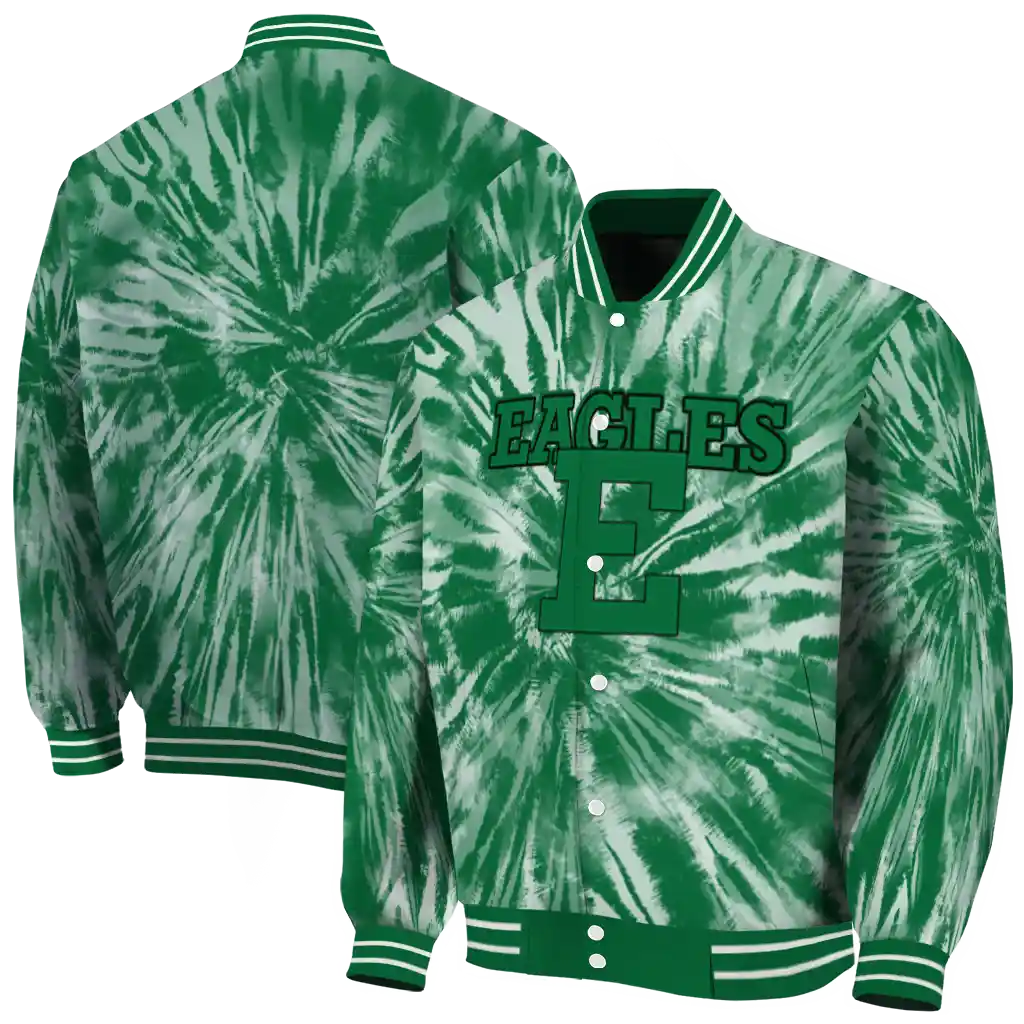 eastern michigan eagles dynamic rings green varsity jacket fashion forward eastern michigan eagles dynamic rings green varsity jacket fashion forward