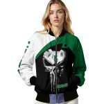 eastern michigan eagles edgy mask green black bomber jacket best selling